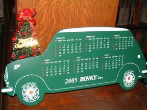 FULL MODEL CHANGE  2005 DINKY ORIGINAL CALENDER