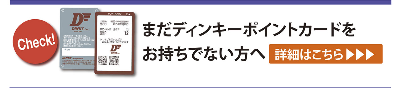 ディンキーポイントカード